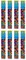 Chocolate Covered Sunflower Seeds Multicolored Candy Coated Treats - Rainbow Party Favors (Case of 24)